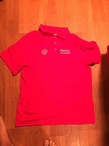 Team issued Drexel lax polo