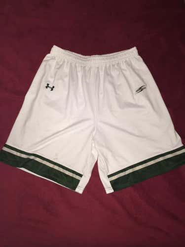 White Stevenson Under Armour Game shorts size XL