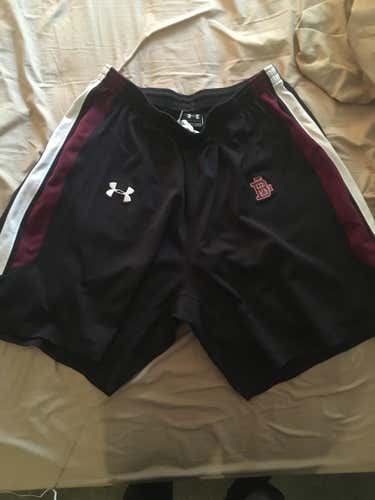 BN Boy's Latin Under Armor Game Shorts (Black-Large) STITCHEd