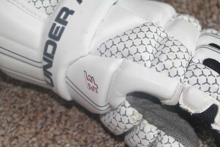 Under Armour SS 13" Men's White Lacrosse Gloves