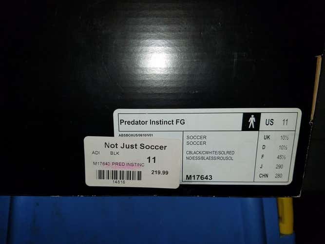Adidas Predator Instinct Size 11