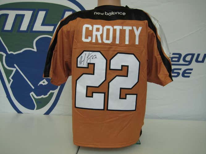 Auction: Signed Crotty MLL All-Star Game Jersey