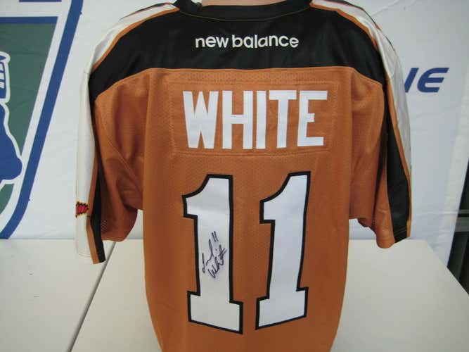 Auction: Signed White MLL All-Star Game Jersey