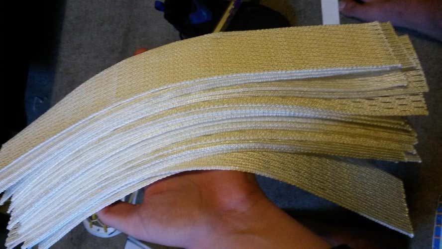 20 peices of semi hard mesh (white) $40