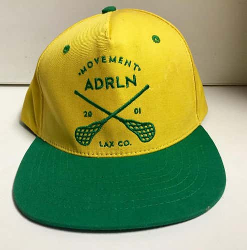 Adrenaline Yellow Snap Back Summer Hat