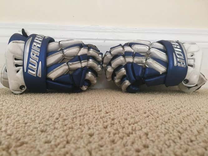 Warrior Regulator Gloves (Blue/White)