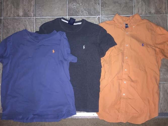 3 polo shirts