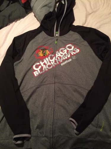Blackhawks reebok playdry hoodie