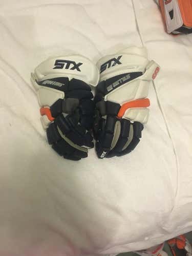 Blue Syracuse stallion gloves