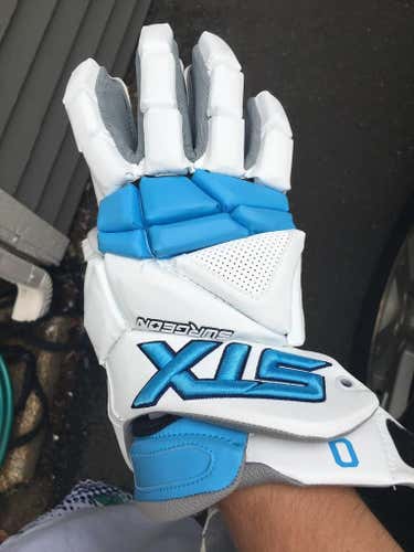 Steven Pontrello's Custom UNC Surgeon Lacrosse Gloves