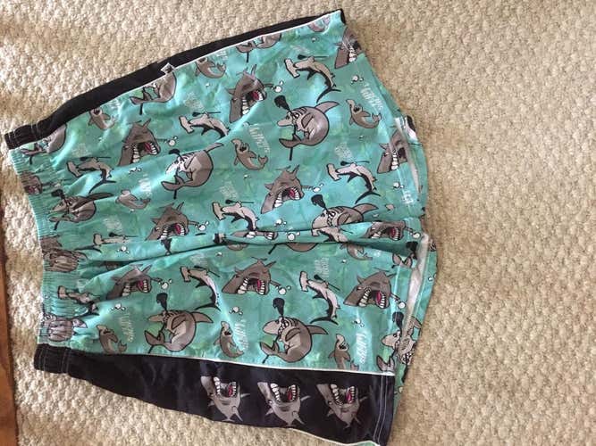 Flow society shark lax themed shorts