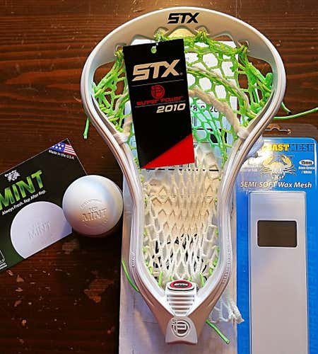 1 NEW STX Super Power (WITH TAGS) Strung w/East Coast Mesh