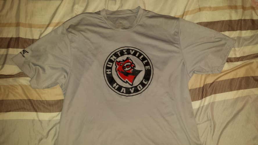 Huntsville Havoc SPHL Easton grey workout shirt. Size large