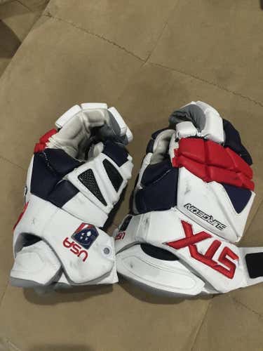 USA STX Surgeon Lacrosse Gloves