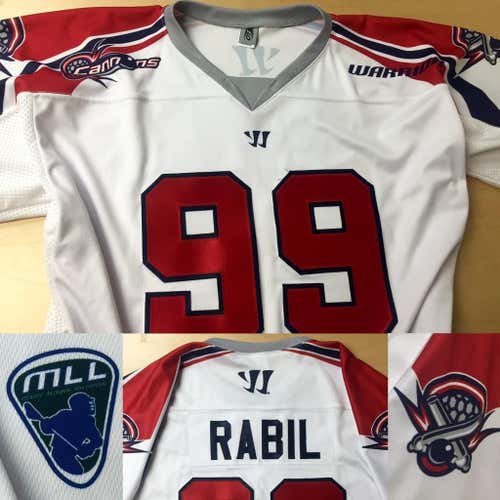 Authentic Paul Rabil Boston Cannons Lacrosse Jersey #99
