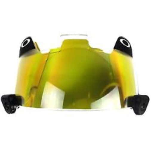 Oakley Visor with gold Shoc insert