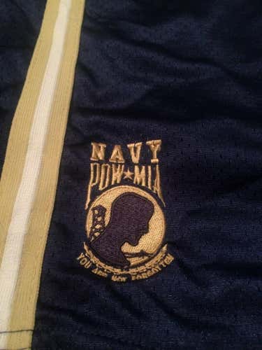 Navy Lacrosse Game shorts- size extra large