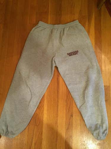 Harvard Issued Team Pregame Skate Sweatpants Large