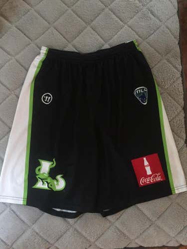 New York Lizard black MLL Championship shorts