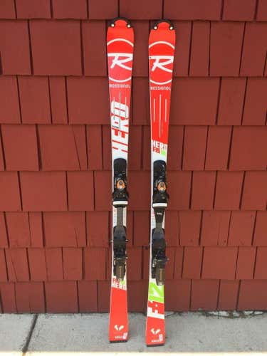 Rossignol World Cup FIS Women's 2015/16 Slalom Skis 157 with World Cup Bindings (18 din)