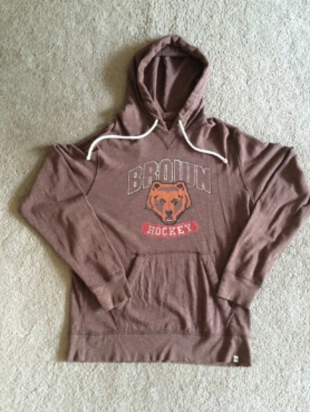 Brown Hockey Hoodie