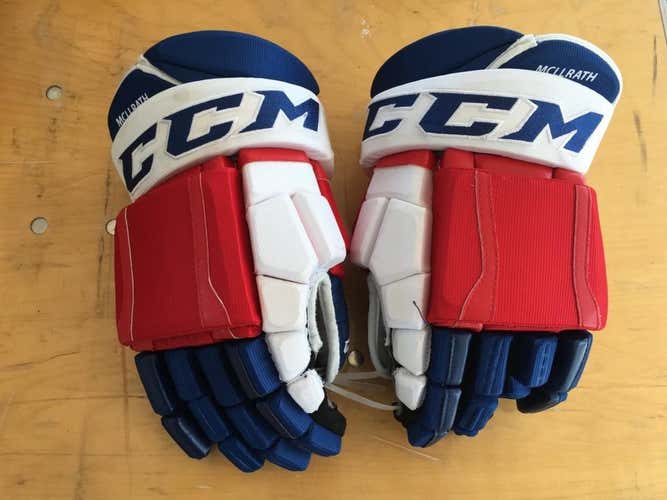 Ccm u+ cl 15" pro stock gloves NY Rangers Mcllrath