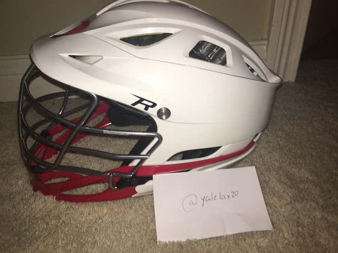 SOLD Cascade R helmet red and white