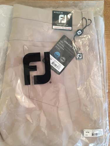 FootJoy Pro Tour Pants, Khaki. Athletic fit 32/30. New with tags