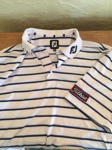 FootJoy Pro Tour Shirt, logo on neck and sleeve.  Large.