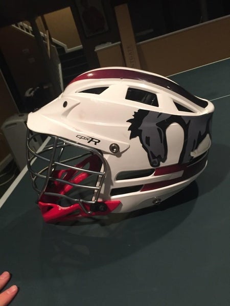 Muhlenberg College Lacrosse Helmet. Worn a few times in great condition. Cascade CPXR. The sti...