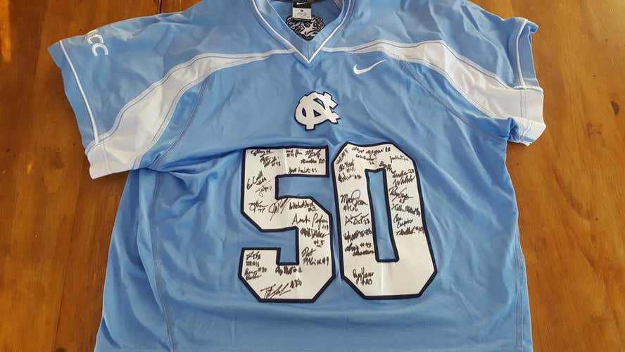 North Carolina 2016 Team Autographed Lacrosse Jersey