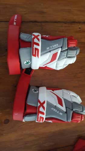 Ohio State Lacrosse Team Gloves - New, Size unknown, STX CELL III