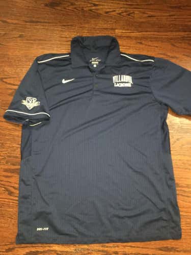 Nike Villanova Lacrosse Team Issued Polo