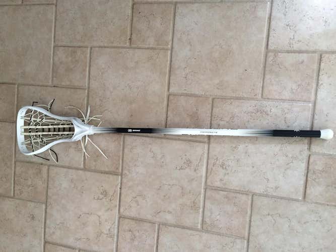 Brine Dynasty Cinch Girls Lacrosse shaft with deBeer NV3 head, worth $110 new