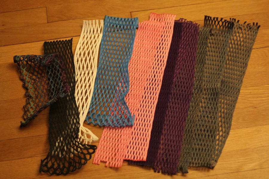 Assorted soft and hard mesh