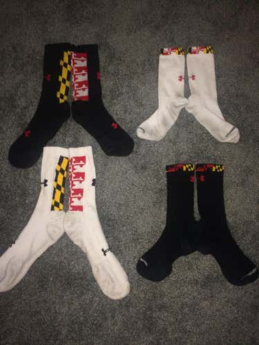 Under Armour Maryland Socks Lot