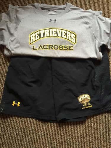 XL UMBC shirt and shorts combo
