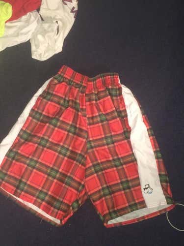 Plaid Lacrosse Shorts (Pockets)