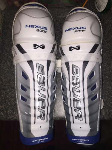 Bauer nexus 8000 15" shin pads