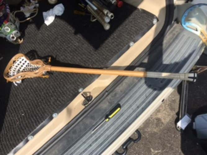 wood dyed stx bionic w/bootlaces on a bamshaft