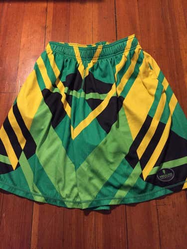 Wreckless Lacrosse Green & Yellow Shorts