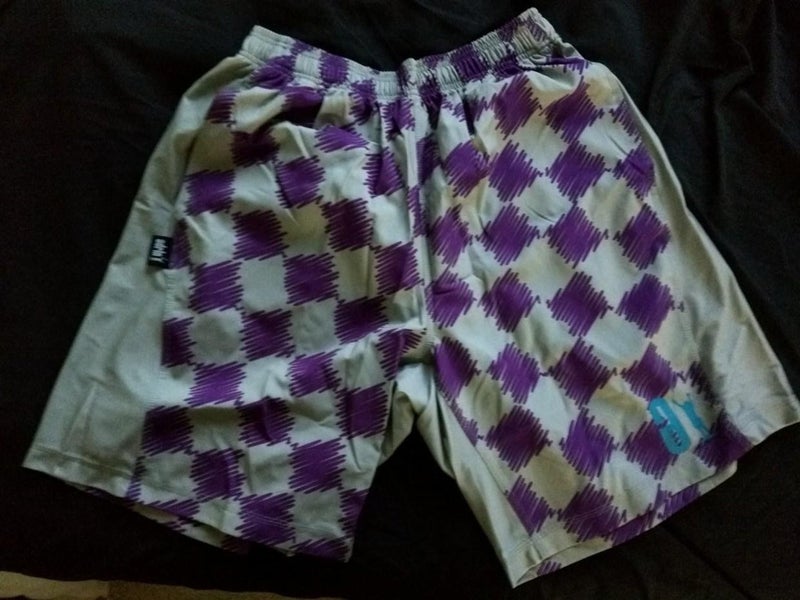 Adrenaline Lacrosse Shorts - Grey/Purple