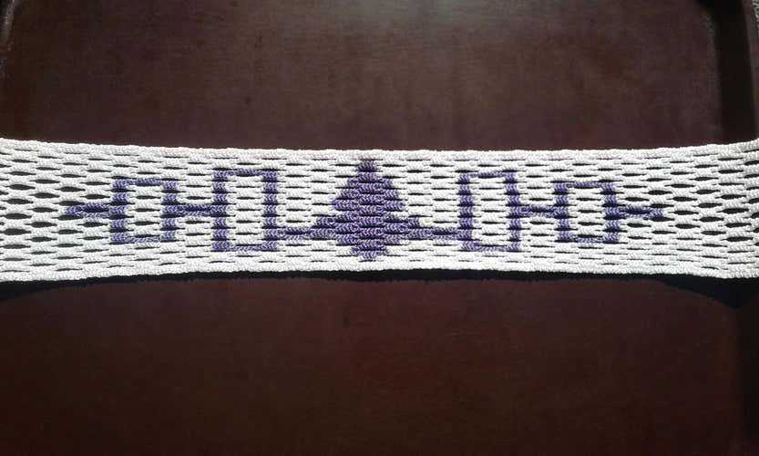Iroquois belt soft lacrosse mesh dye