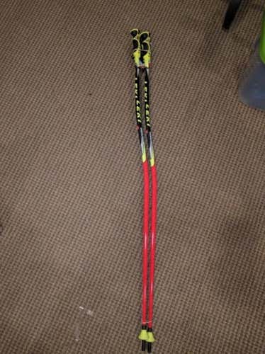 Leki bent aluminum GS poles size 130 cm Brand New
