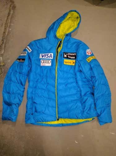 US Ski Team Blue spyder puffy size XL