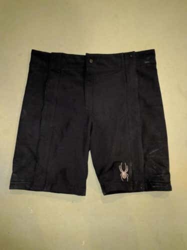 Black spyder training shorts size L lightly used