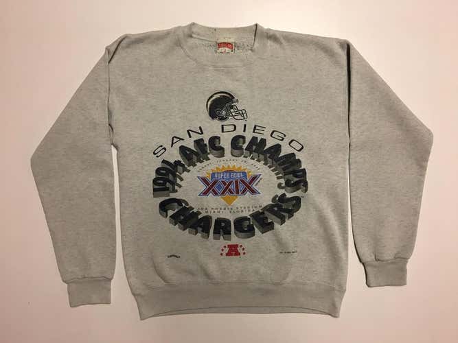 Vintage '94 SD CHARGERS AFC Champs crewneck