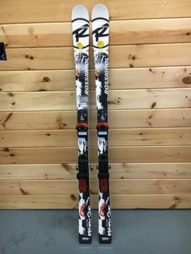 Rossignol 144 kids race GS skis 15r With 10 Rossignol bindings on them giant slalom