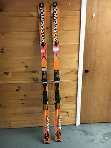 Rossignol World Cup GS 184 23r Giant slalom with 15 bindings
