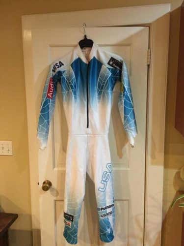Official Spyder US Ski Team Issue Race Suit: FIS Non-padded XL